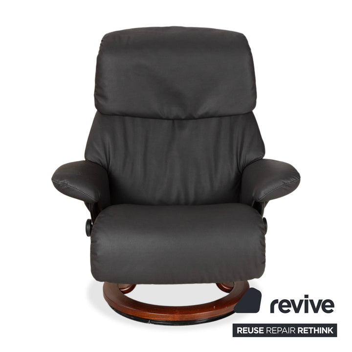 Stressless Dream Leder Sessel Schwarz Anthrazit Grau Braun inkl. Hocker