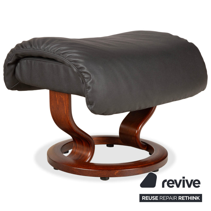 Stressless Dream Leder Sessel Schwarz Anthrazit Grau Braun inkl. Hocker