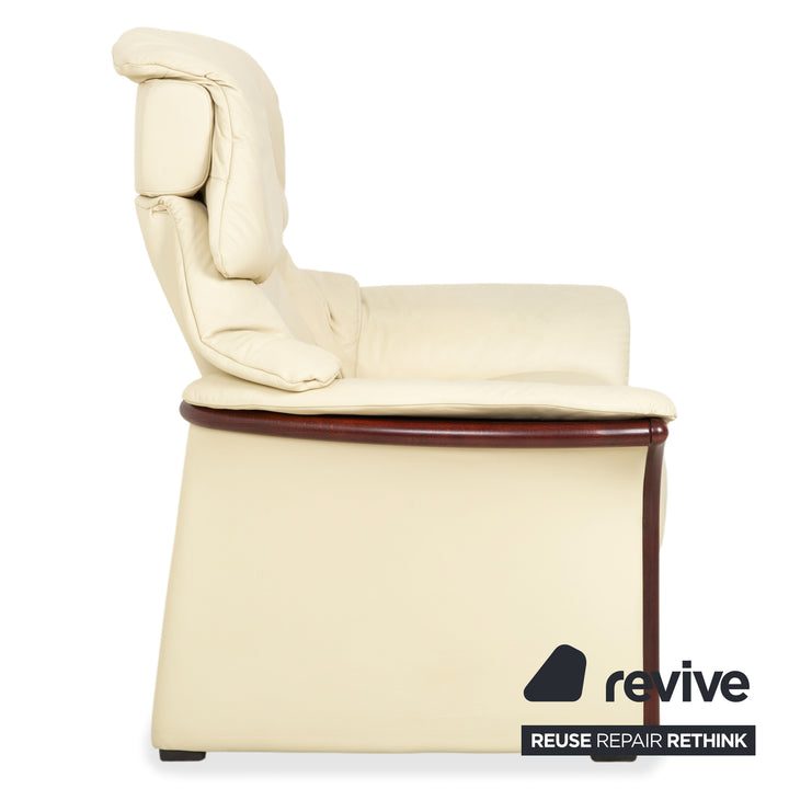 Stressless Eldorado Garnitur Leder Sessel Creme Beige manuelle Funktion