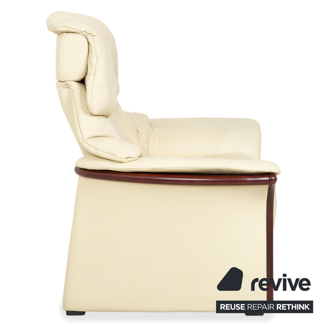 Stressless Eldorado Leder Sessel Creme Beige manuelle Funktion