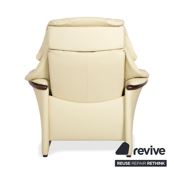 Stressless Eldorado Leder Sessel Creme Beige manuelle Funktion