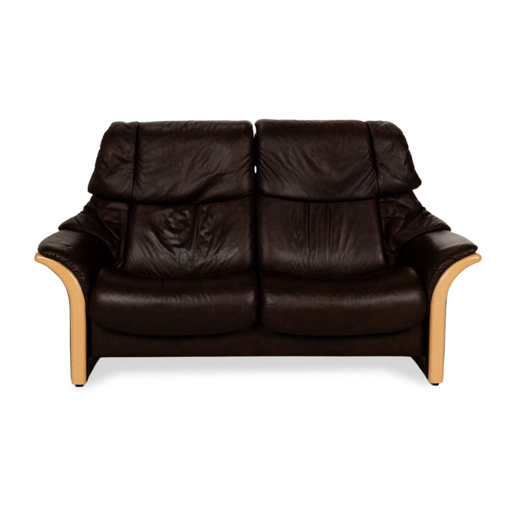 Stressless Eldorado Leather Two-Seater Brown Sofa Couch