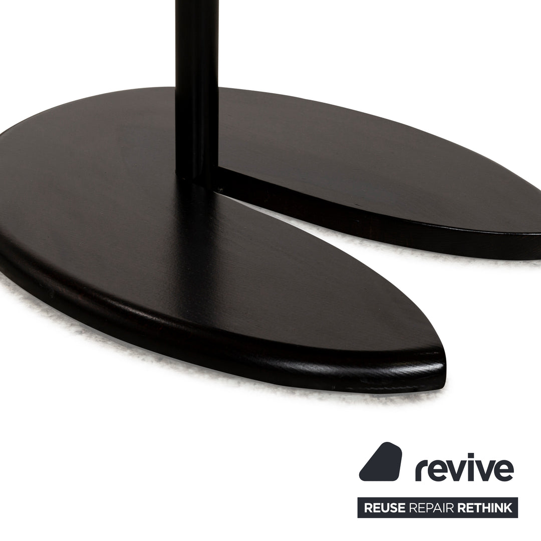 Table d'appoint Stressless Ellipse en bois noir et marron