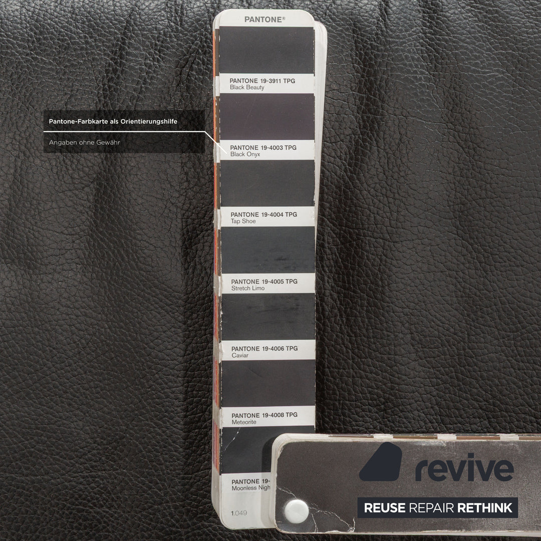 Stressless Jazz Leder Hocker Schwarz manuelle Funktion