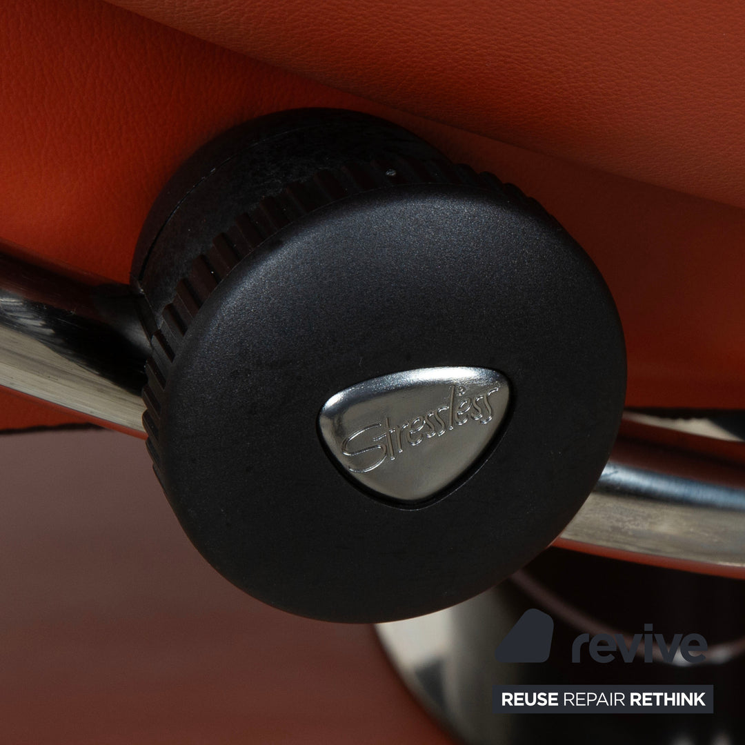 Stressless Jazz Leder Sessel Rot manuelle Funktion Größe XL
