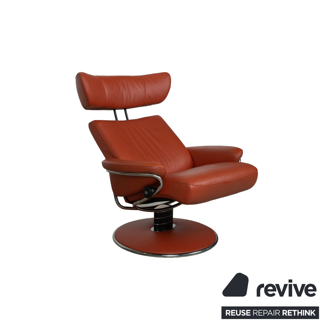 Stressless Jazz Leder Sessel Rot manuelle Funktion Größe XL