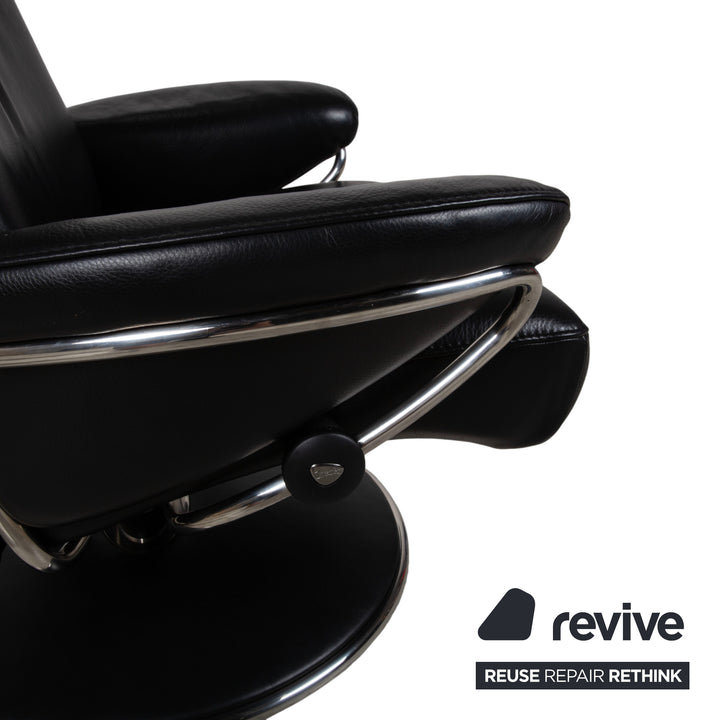 Stressless Jazz Leder Sessel Schwarz Größe L Relaxfunktion Funktion