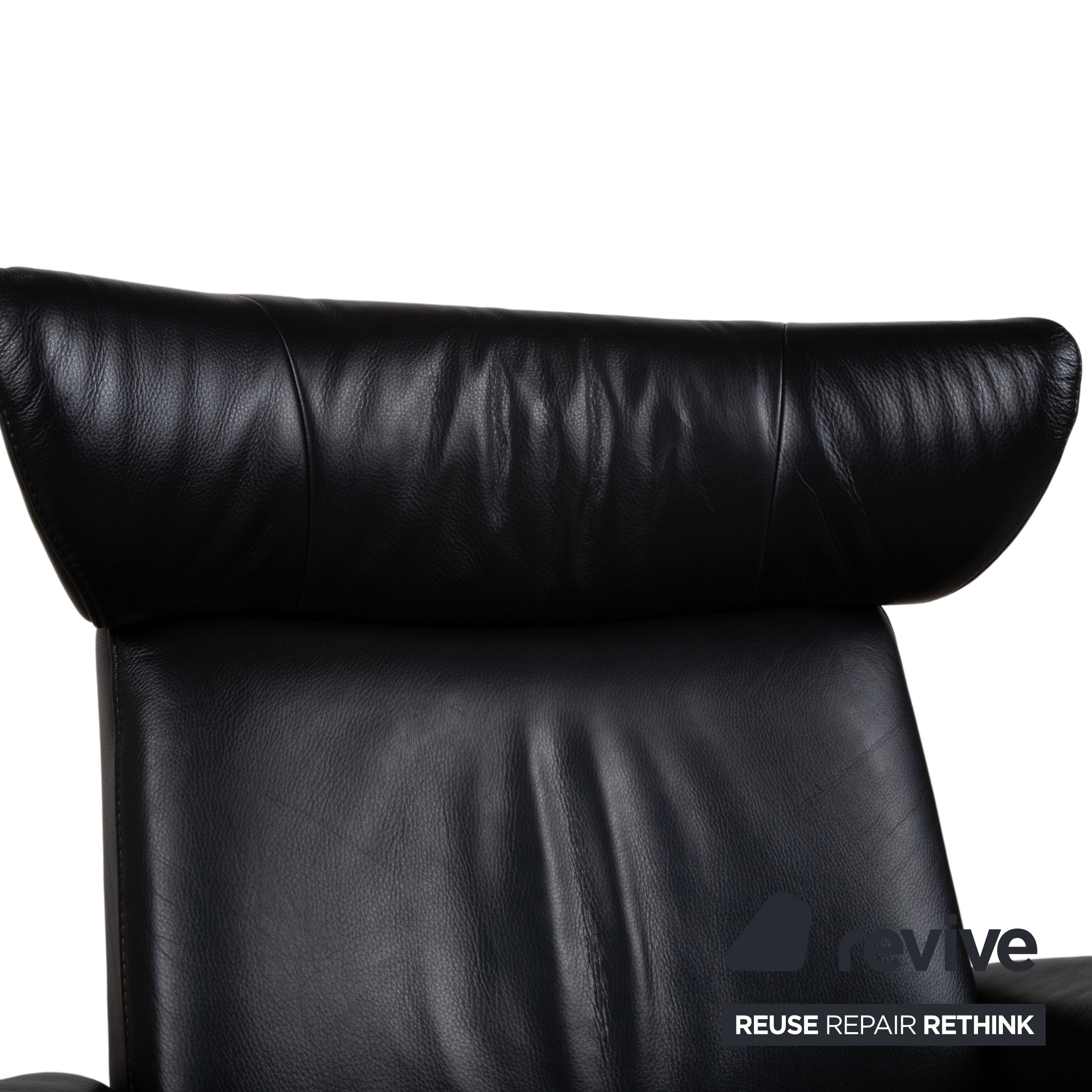 Stressless Jazz Leather Armchair Black Size L Recliner Function