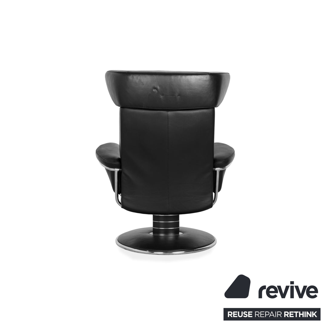 Stressless Jazz Leder Sessel Schwarz manuelle Funktion