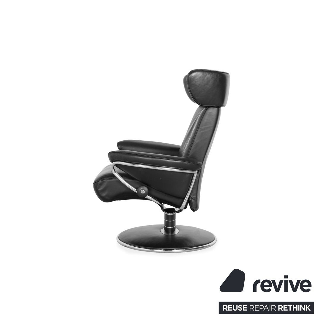 Stressless Jazz Leder Sessel Schwarz manuelle Funktion