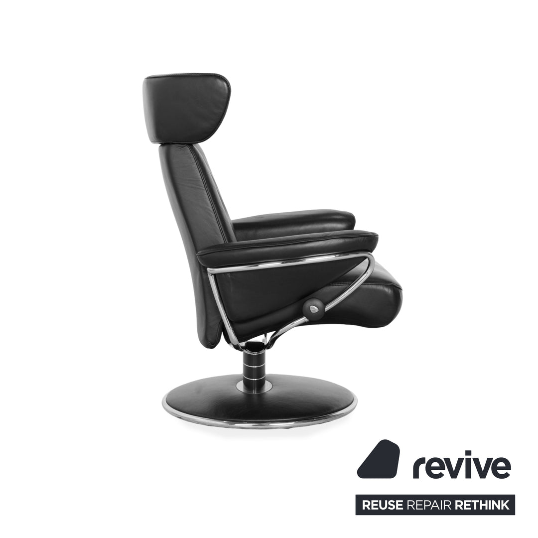 Stressless Jazz Leder Sessel Schwarz manuelle Funktion
