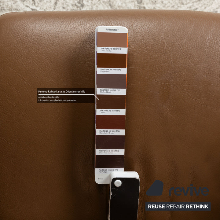 Stressless Jazz M Leather Armchair Brown incl. Stool manual function