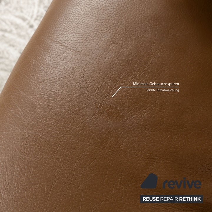 Stressless Jazz M Leather Armchair Brown incl. Stool manual function