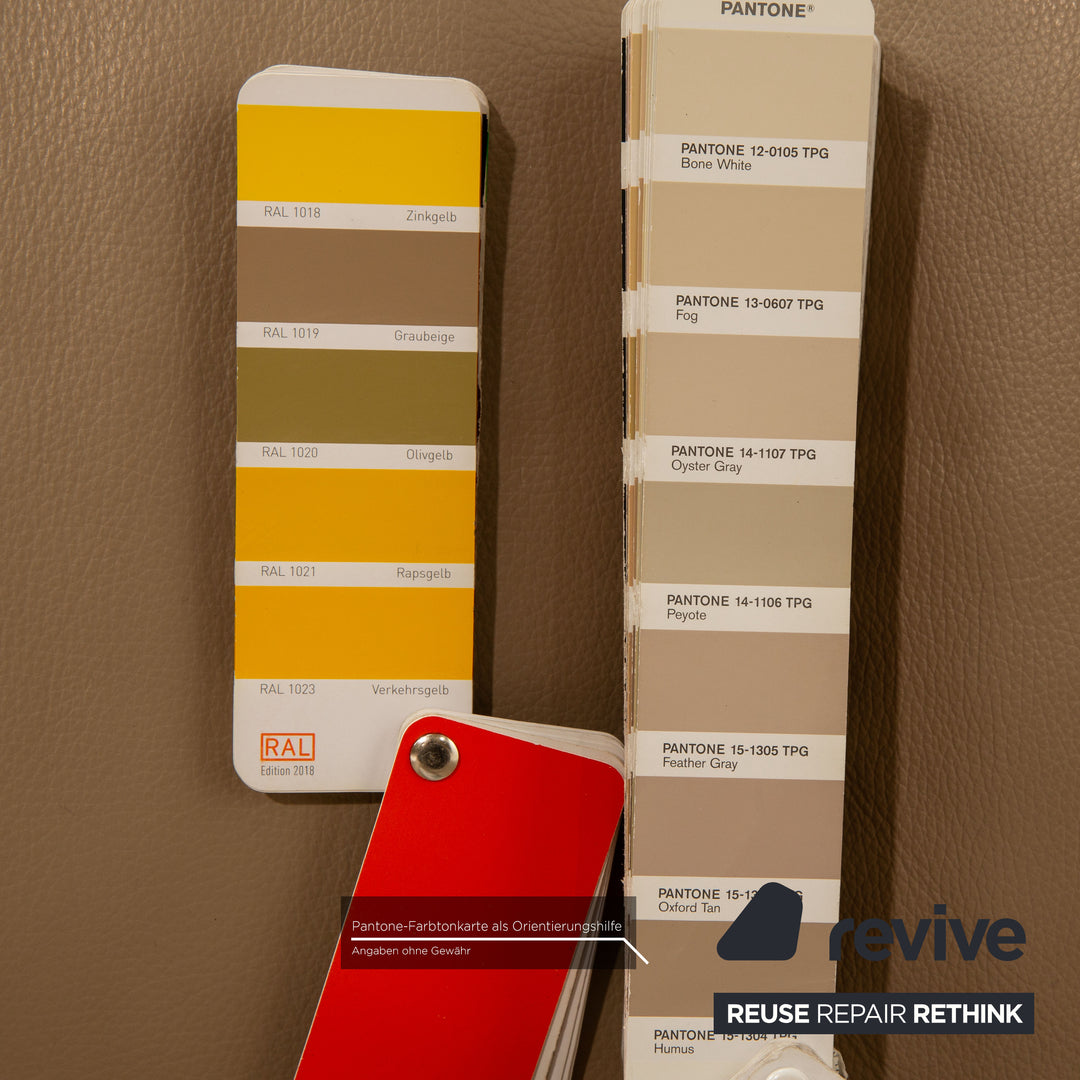 Stressless Legend Leather Corner Sofa Brown Beige Sofa Couch manual function