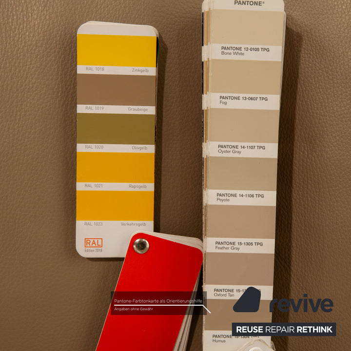 Stressless Legend Leather Corner Sofa Brown Beige Sofa Couch manual function