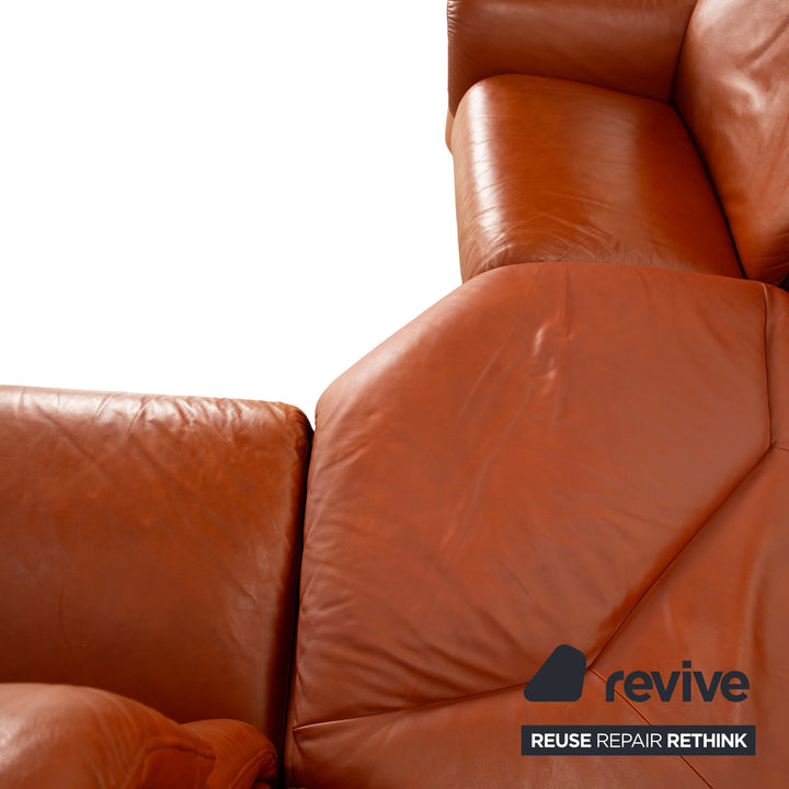 Canapé d'angle en cuir Stressless Legend, marron