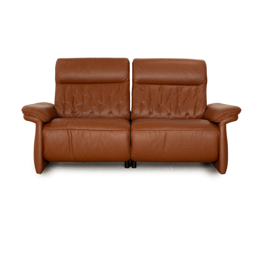 Stressless Lucy Leather Two Seater Brown Electric Function Sofa Couch