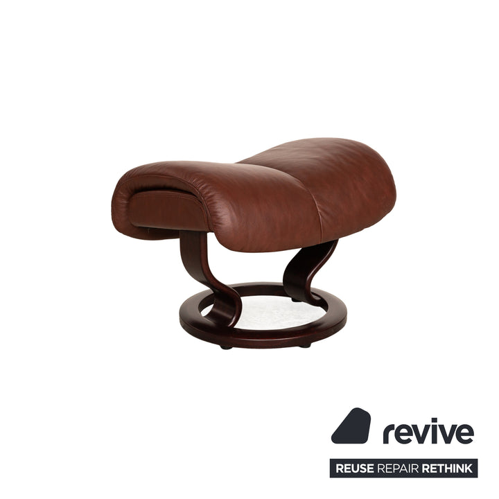 Stressless Magic Leather Armchair Brown incl. Stool