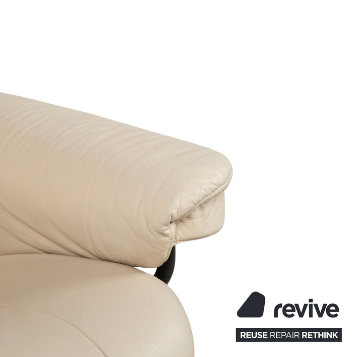 Stressless Mayfair Leder Sessel Creme Beige Eierschale Größe S