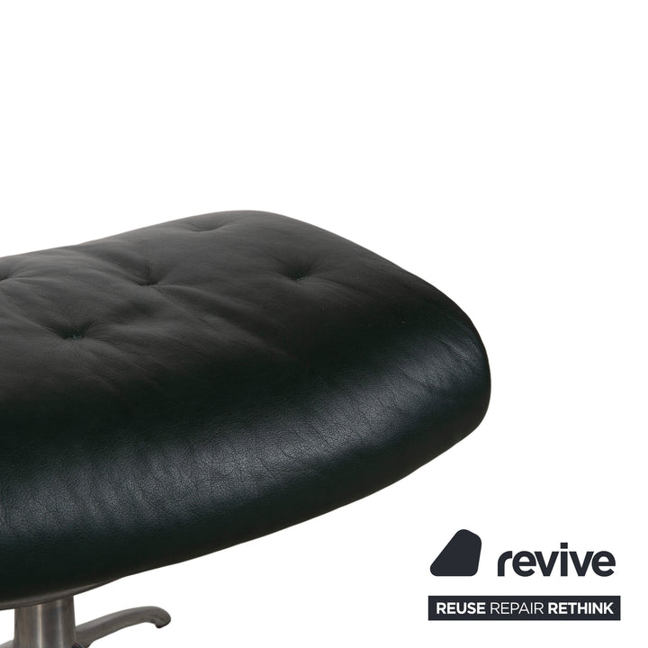Stressless Metro High Back Leder Sessel Schwarz Grün