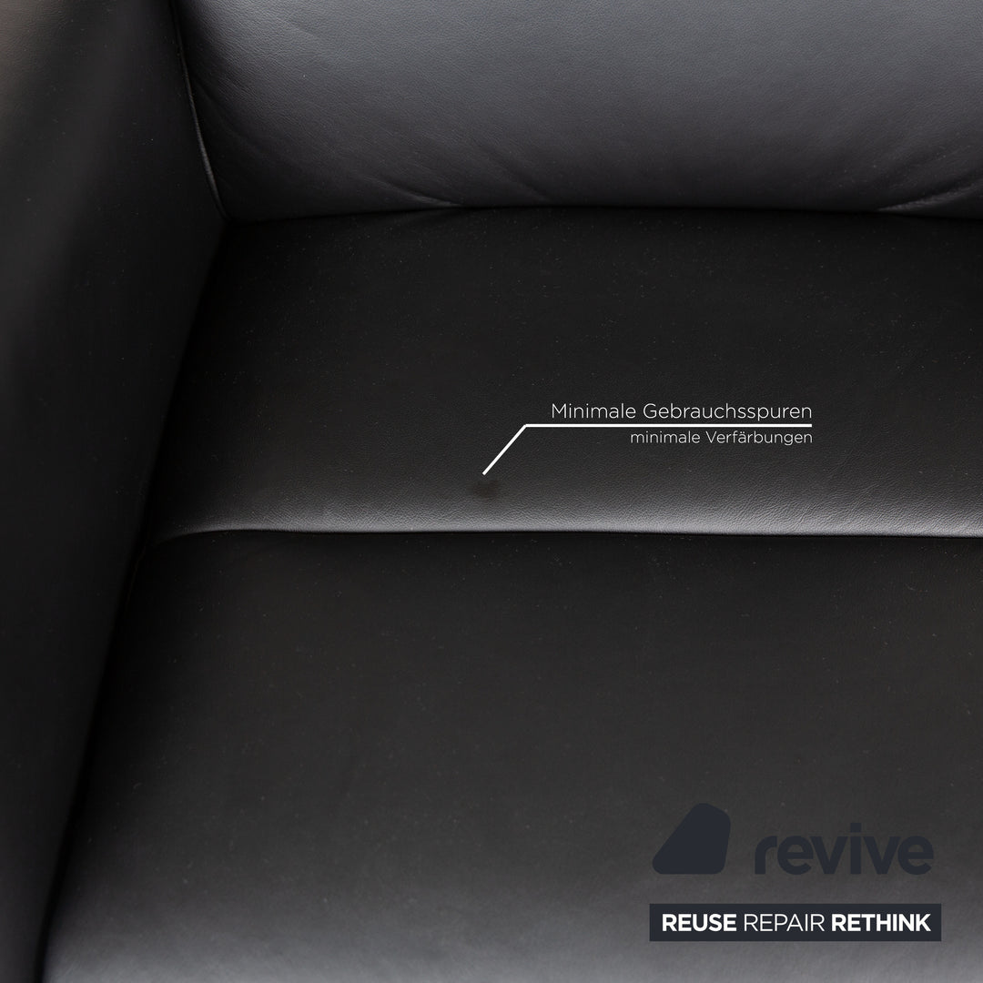 Stressless Mike Leder Sessel Schwarz elektrische Funktion