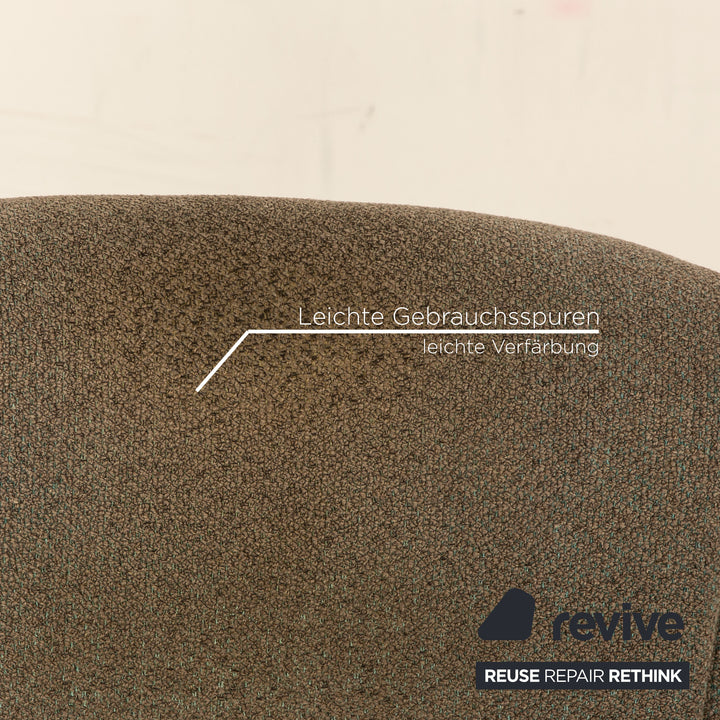 Stressless Nordic Stoff Sessel Garnitur Grau inkl. Hocker manuelle Funktion Größe M