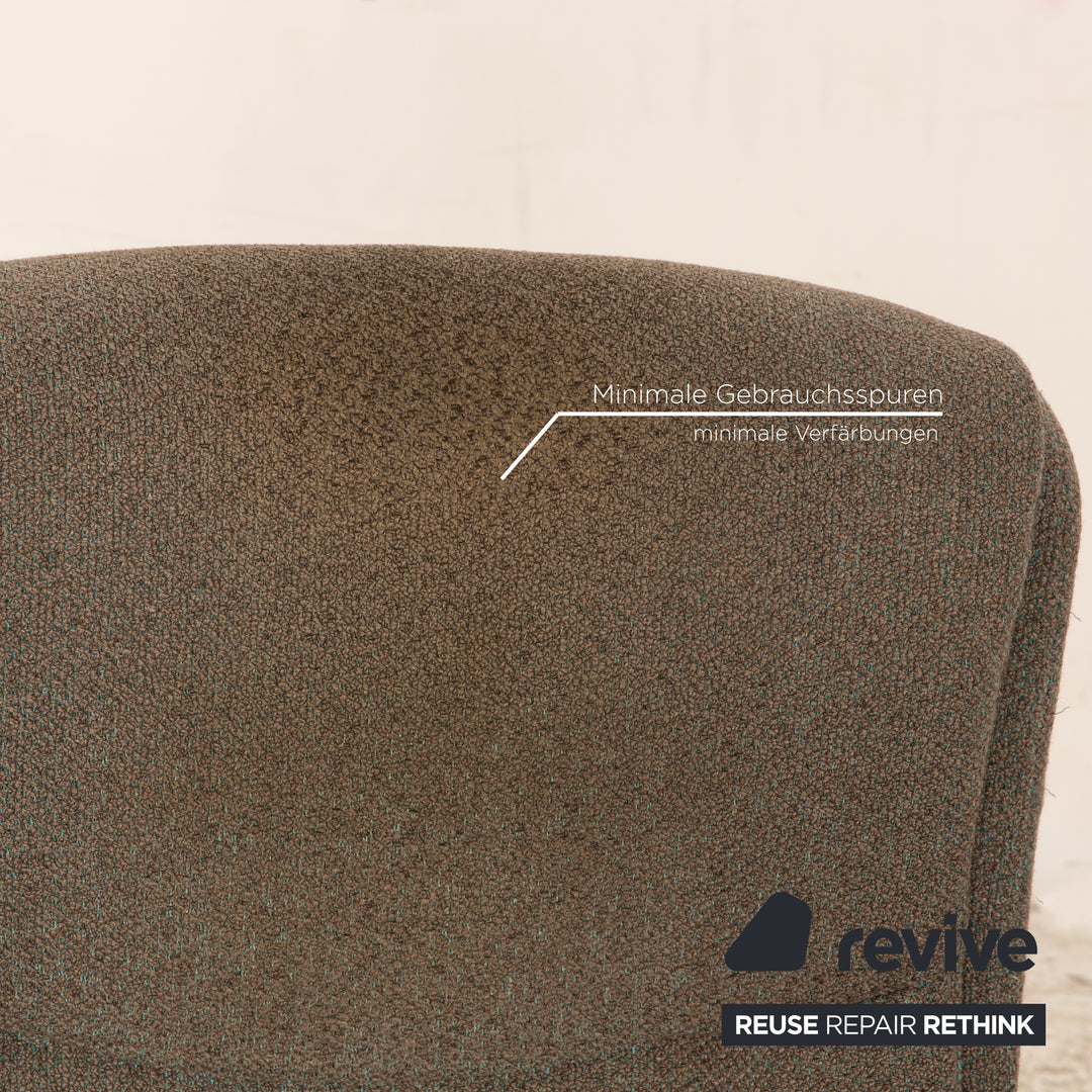 Stressless Nordic Stoff Sessel Grau inkl. Hocker manuelle Funktion Größe M