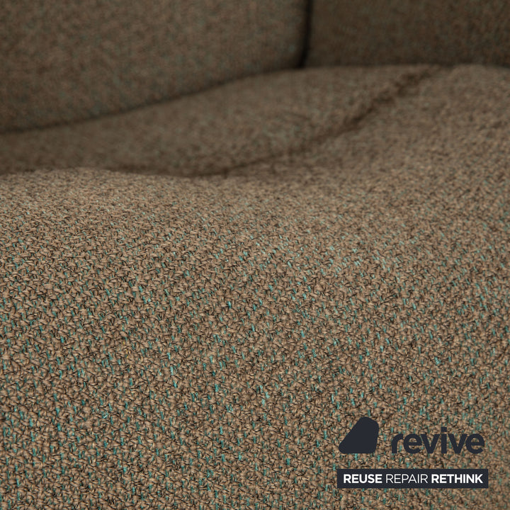 Stressless Nordic Stoff Sessel Grau inkl. Hocker manuelle Funktion Größe M