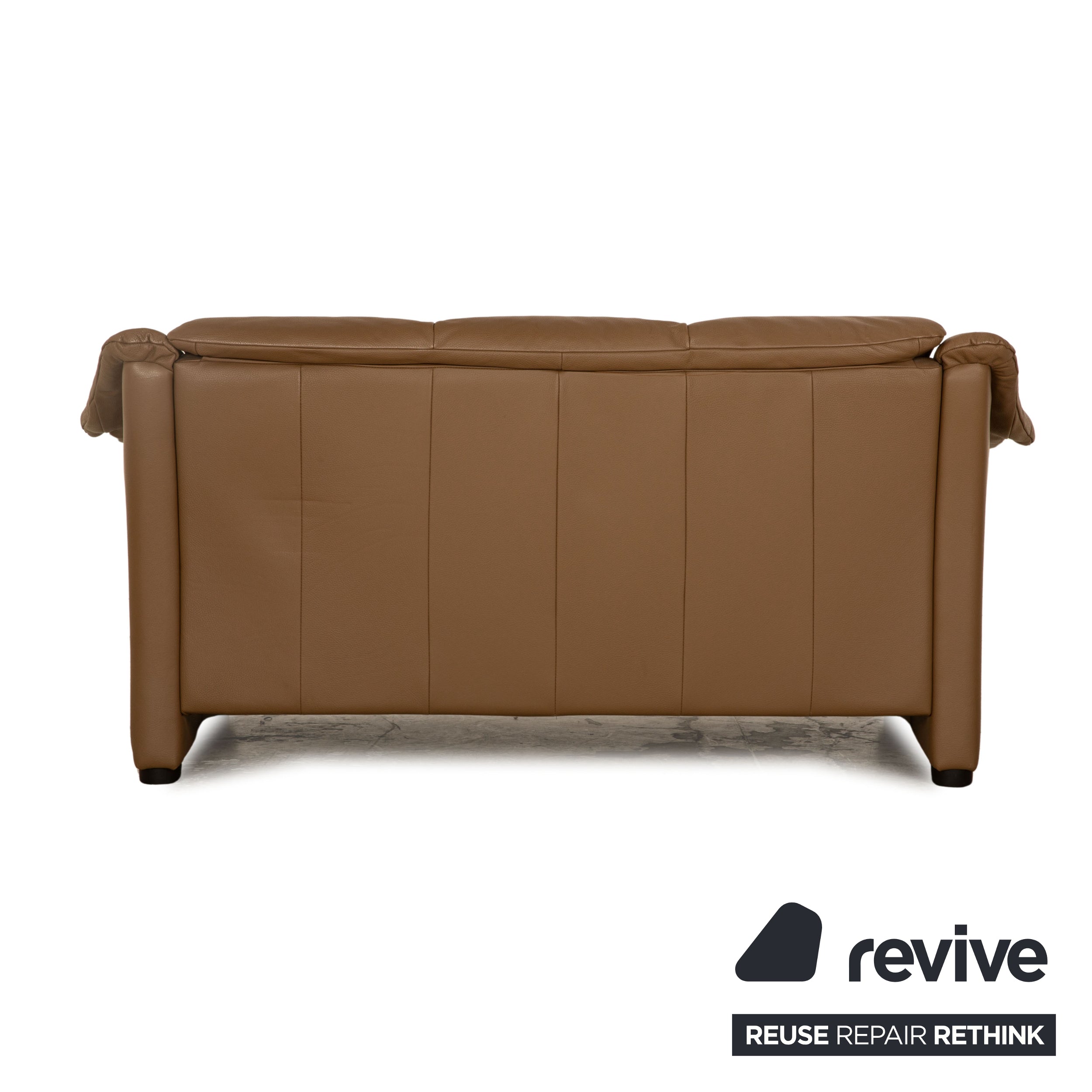 Canapé 3 places Stressless Oslo en cuir marron taupe