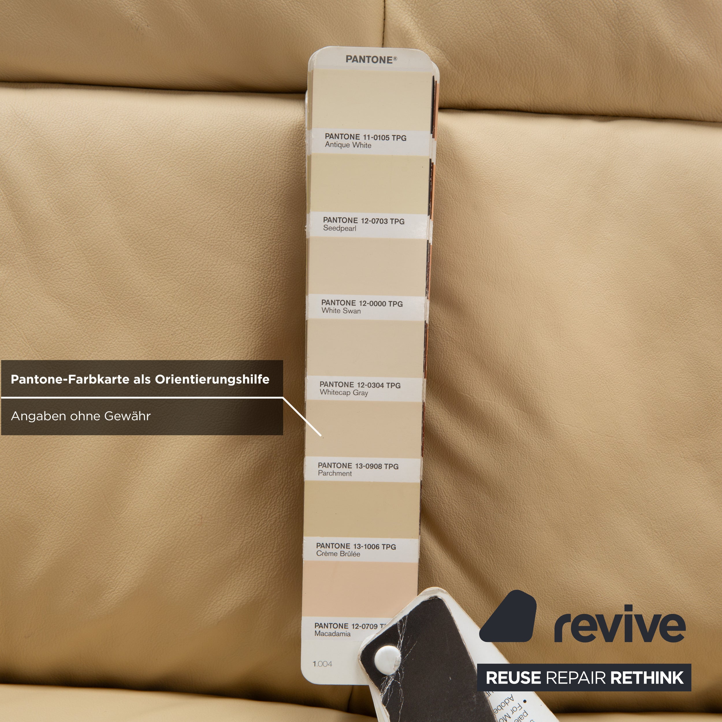 Stressless Oslo Leather Four Seater Cream Sofa Couch