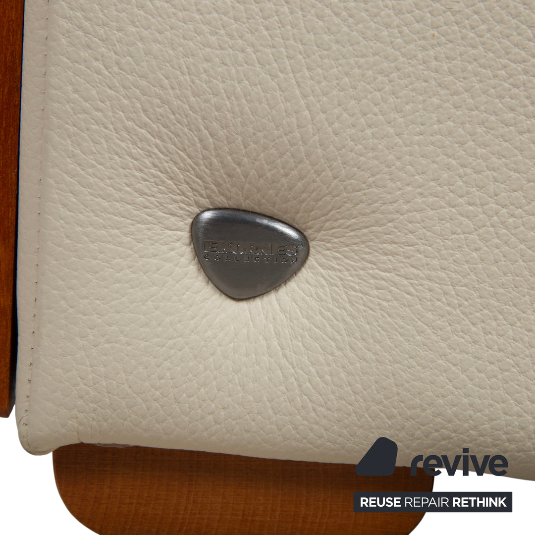 Stressless Oslo Leder Viersitzer Creme Sofa Couch