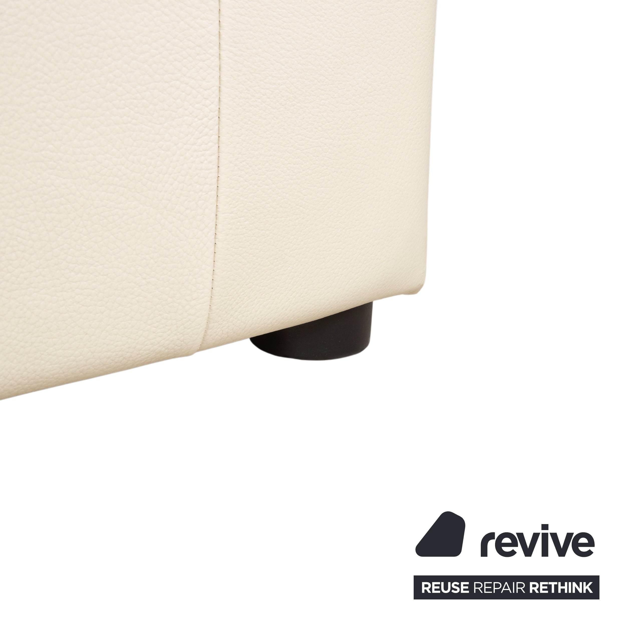 Stressless Oslo Leder Viersitzer Creme Weiß Eierschale Sofa Couch