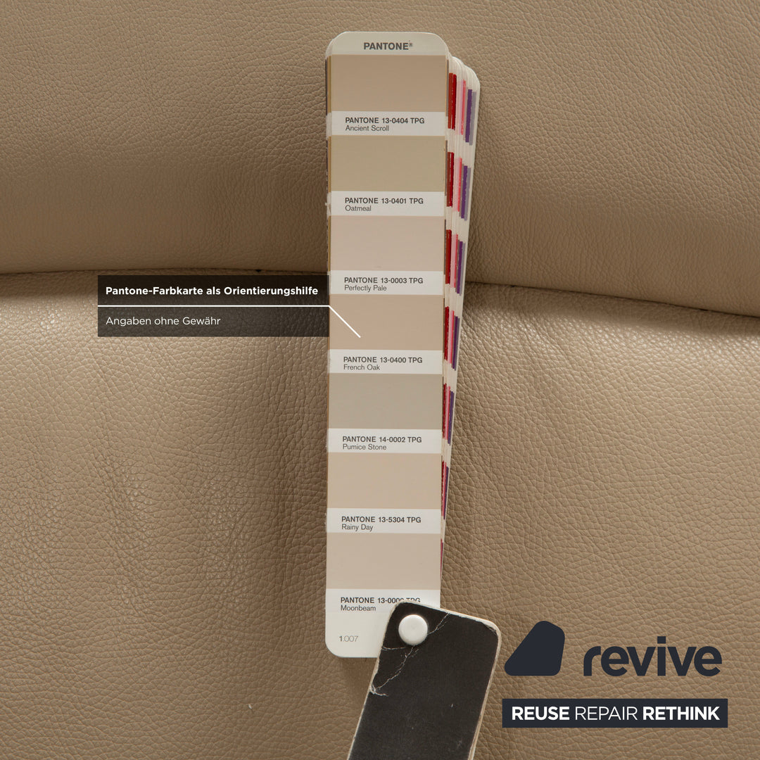 Canapé deux places Stressless Panorama en cuir beige