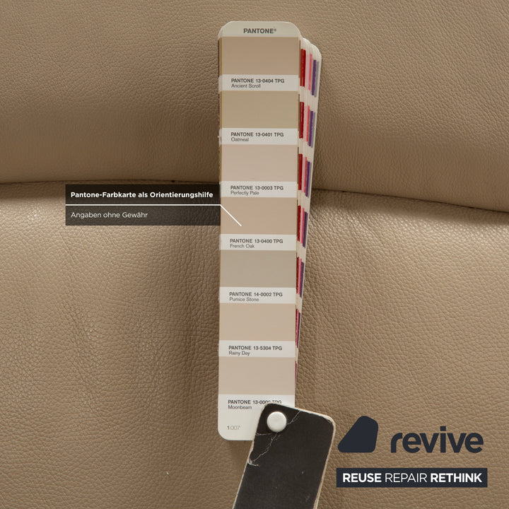 Canapé deux places Stressless Panorama en cuir beige