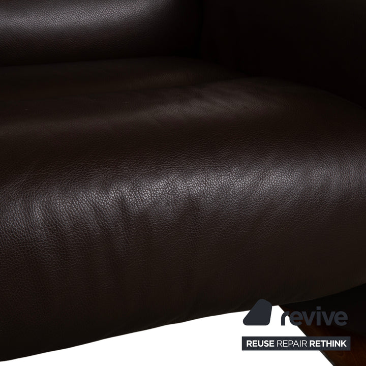 Stressless Panorama Leder Zweisitzer Braun Espresso manuelle Funktion Sofa Couch