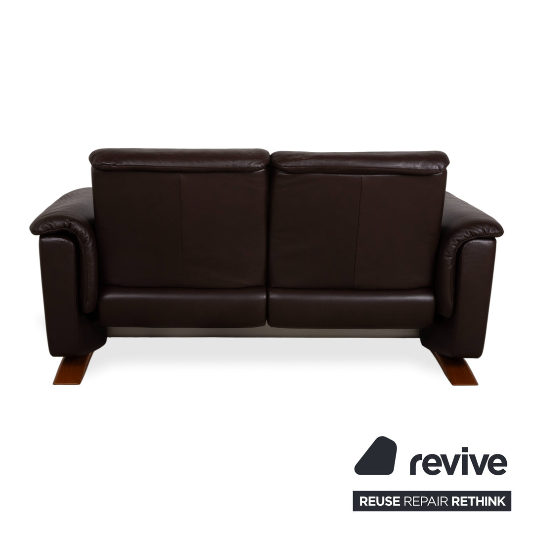 Stressless Panorama Leder Zweisitzer Braun Espresso manuelle Funktion Sofa Couch