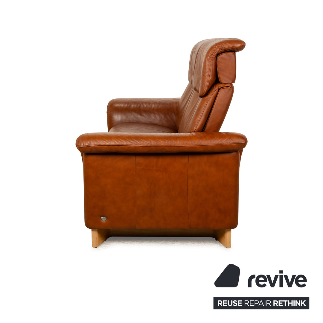Stressless Paradise Leder Zweisitzer Braun manuelle Funktion Sofa Couch