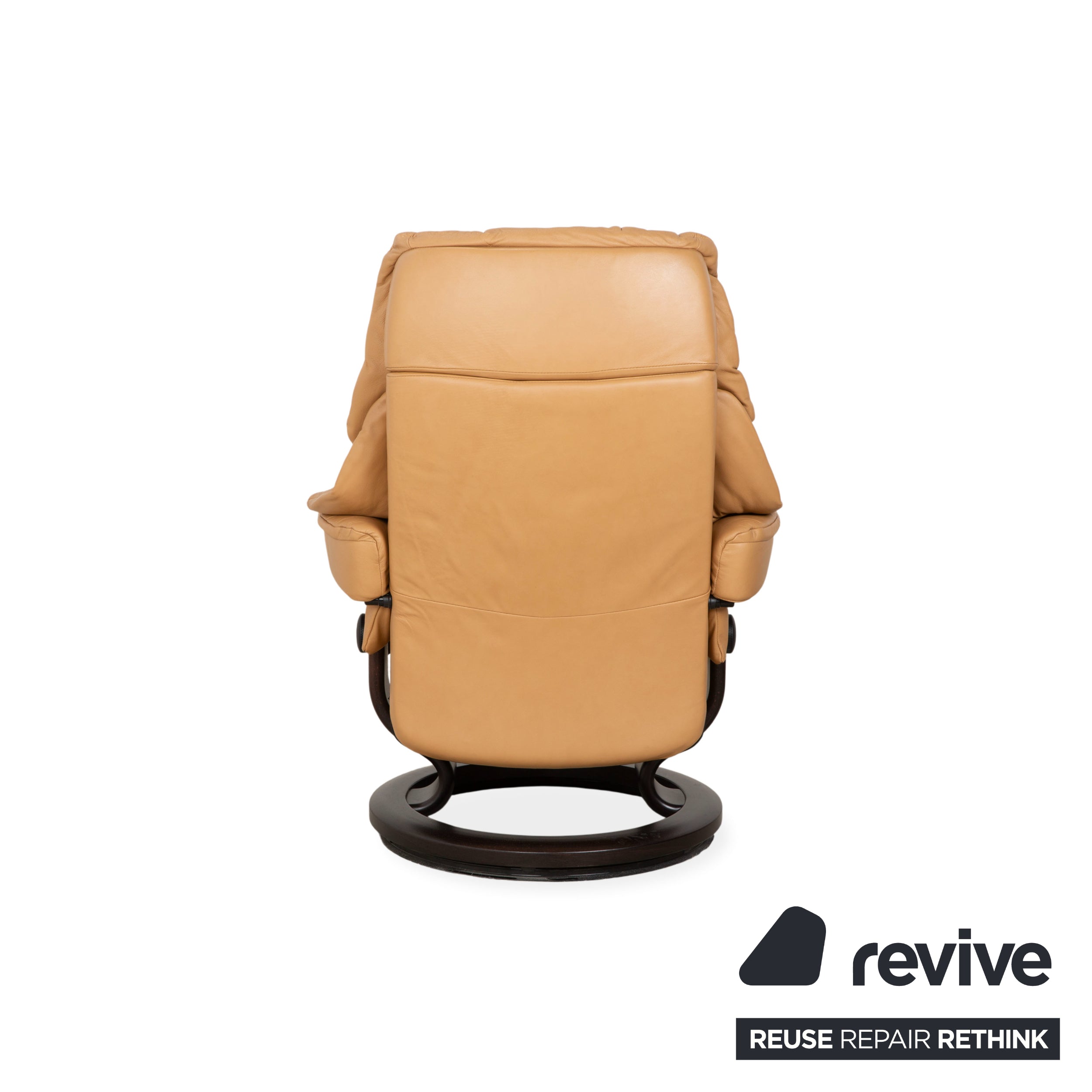 Stressless Reno Leather Recliner Beige incl. Footstool, Manual Function