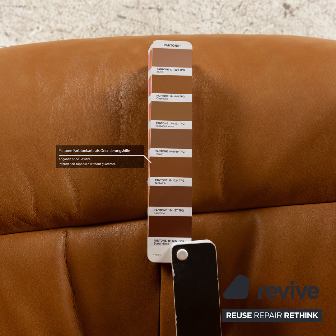 Stressless Reno Leder Sessel Braun manuelle Funktion inkl. Hocker