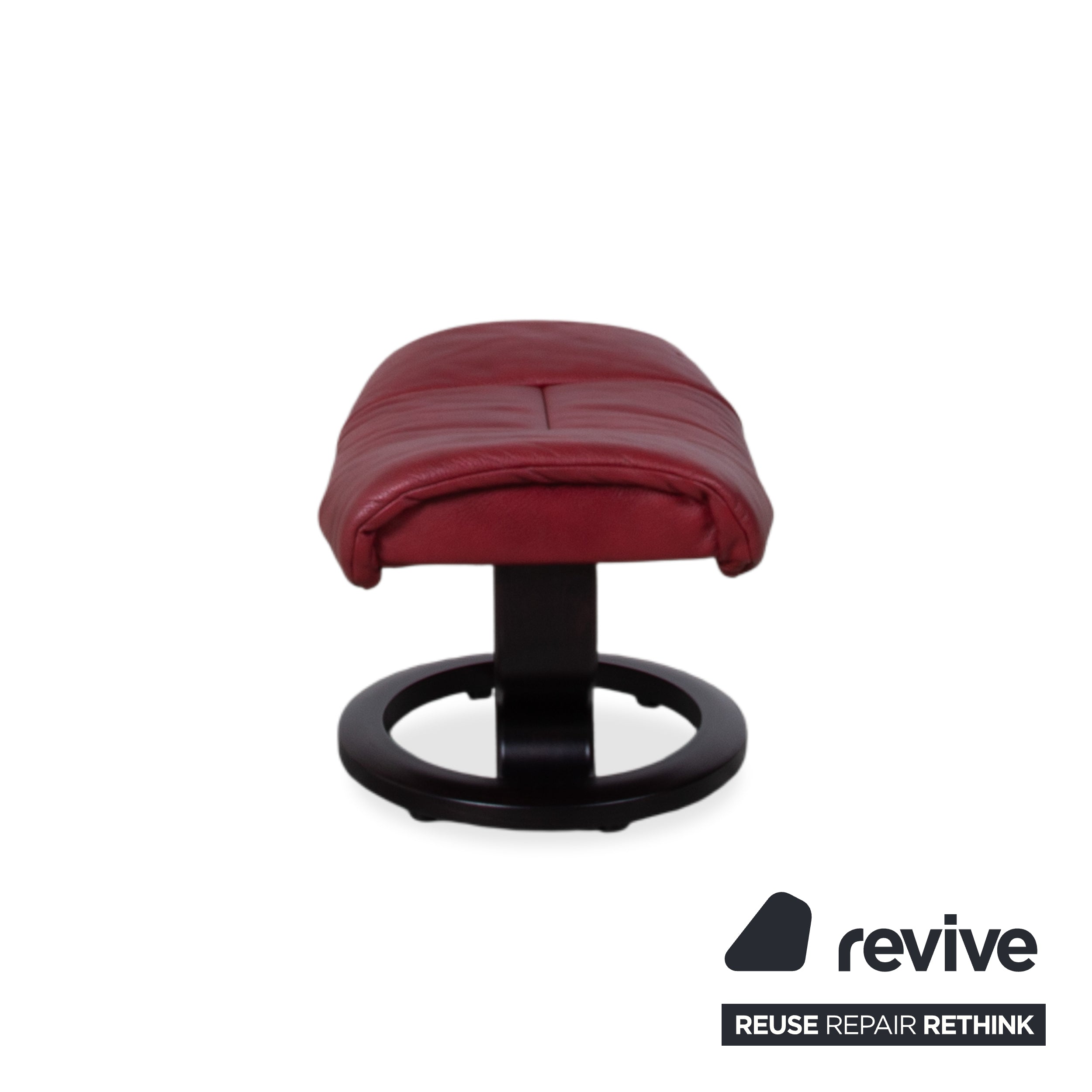 Stressless Reno Leder Sessel Rot inkl. Hocker manuelle Funktion