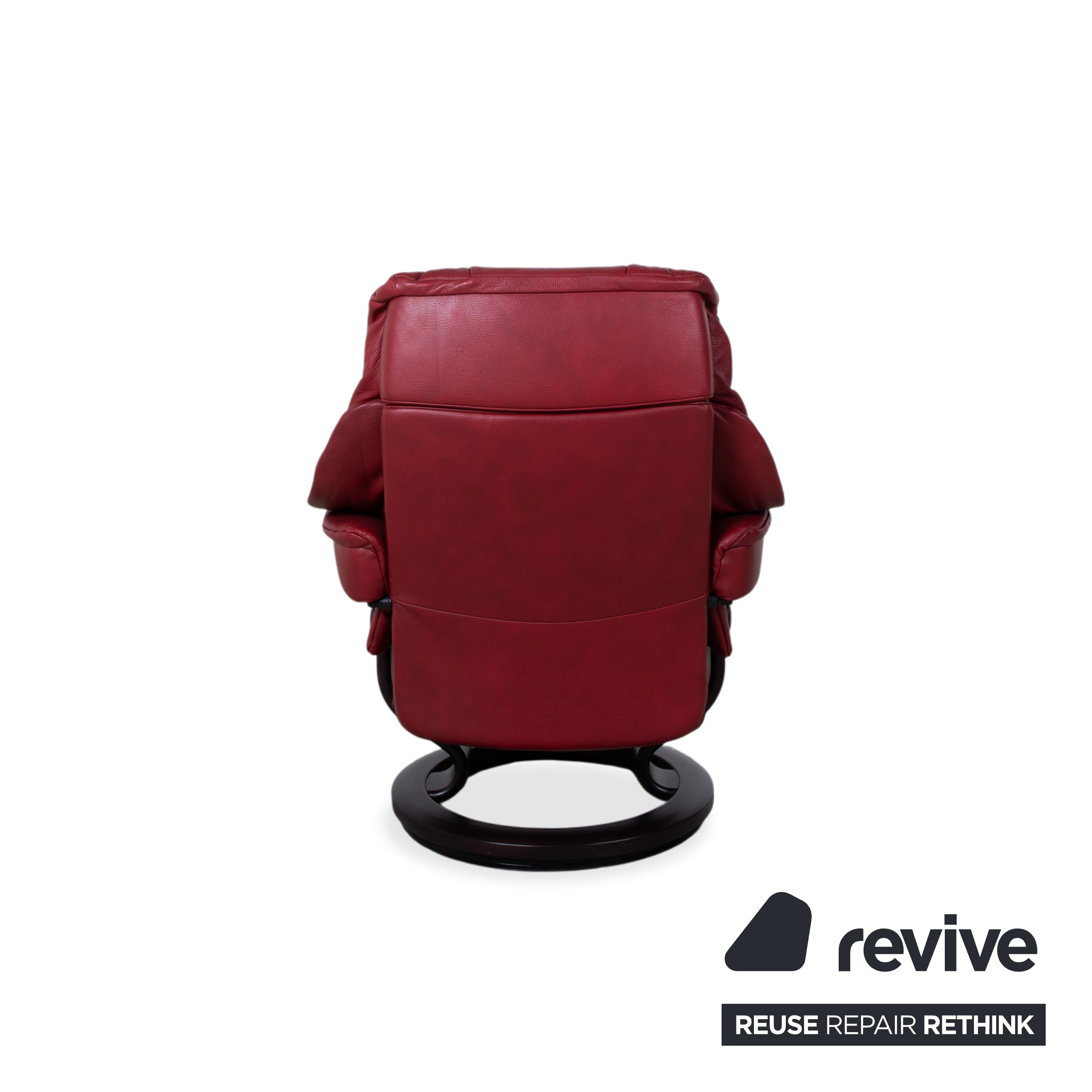 Stressless Reno Leder Sessel Rot inkl. Hocker manuelle Funktion