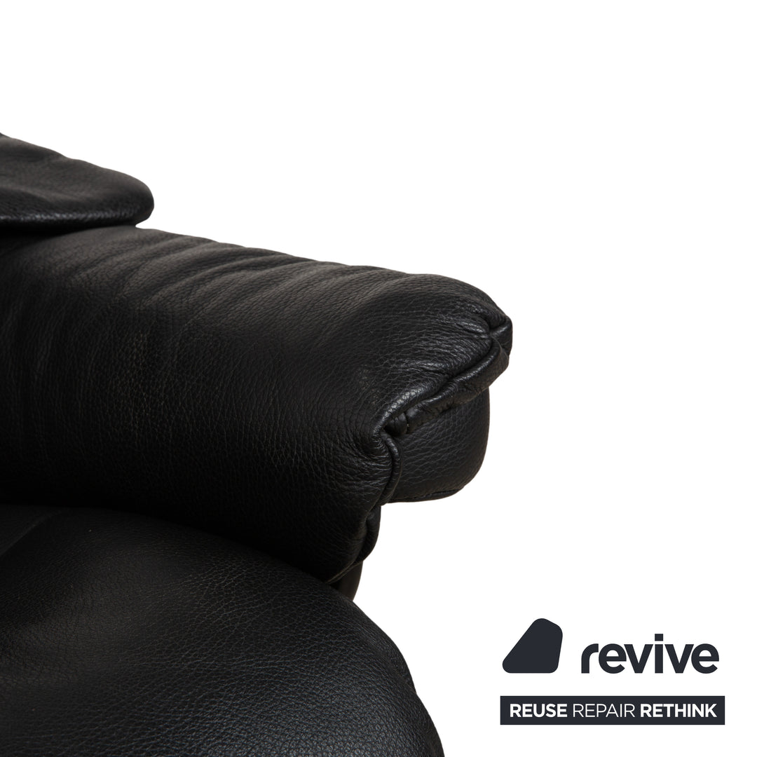 Stressless Reno Leather Recliner Black Manual Function