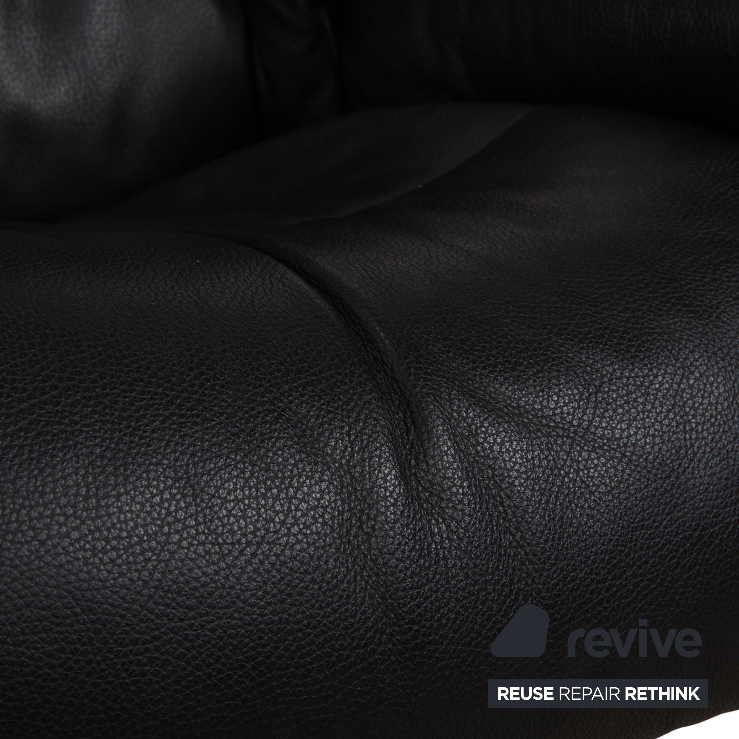 Stressless Reno Leather Recliner Black Manual Function