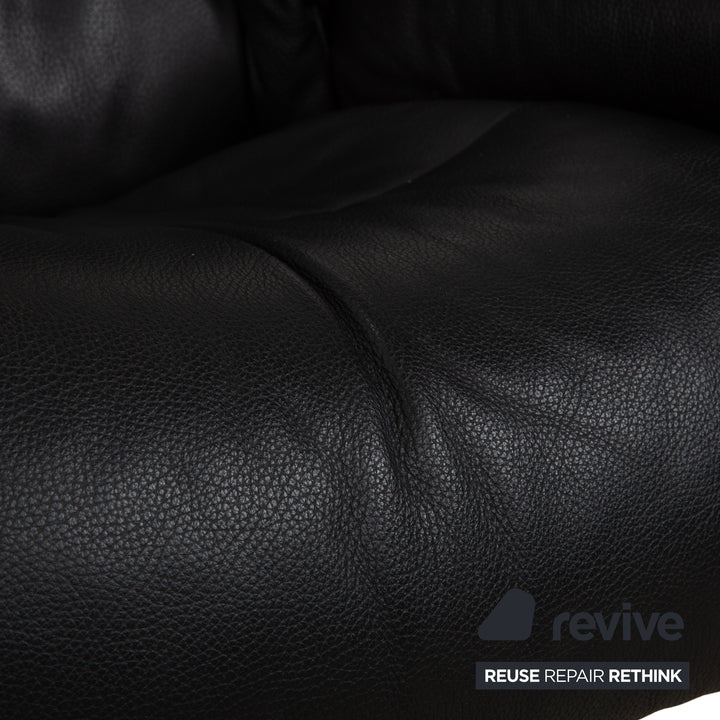 Stressless Reno Leather Recliner Black Manual Function