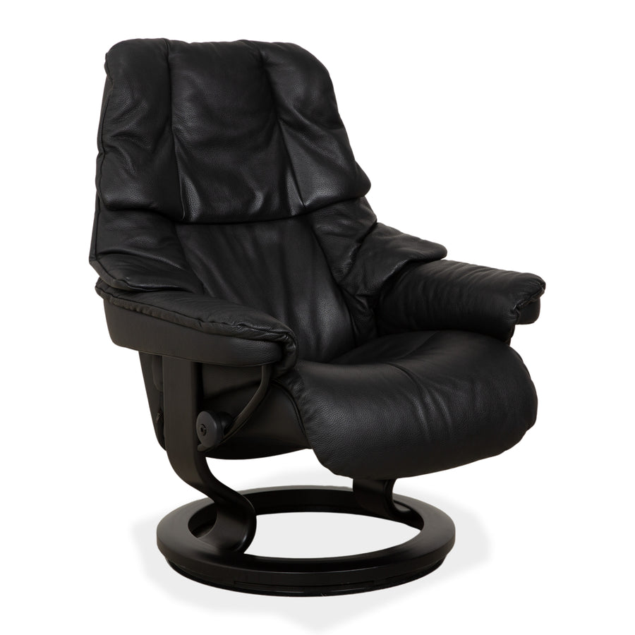 Stressless Reno Leder Sessel Schwarz manuelle Funktion