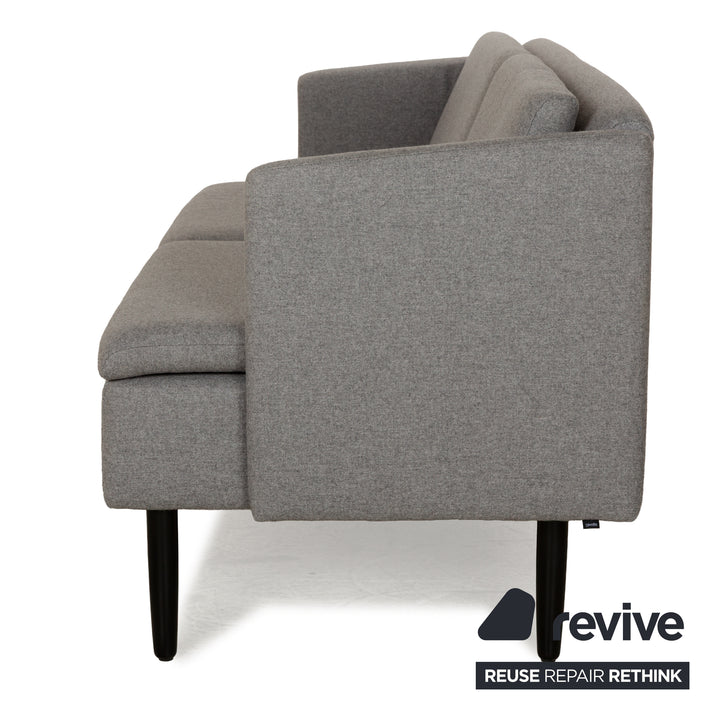 Stressless Spice Fabric Three-Seater Grey Sofa Couch