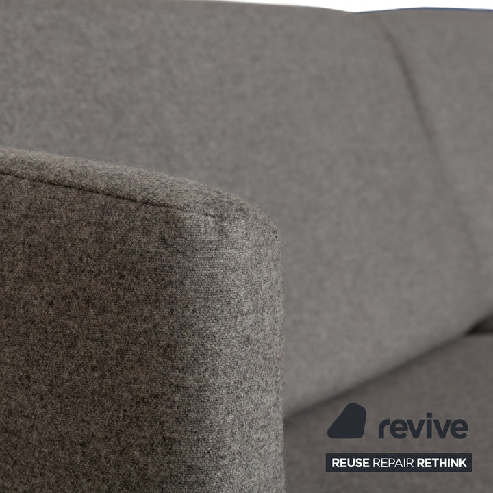 Stressless Spice Fabric Three-Seater Grey Sofa Couch