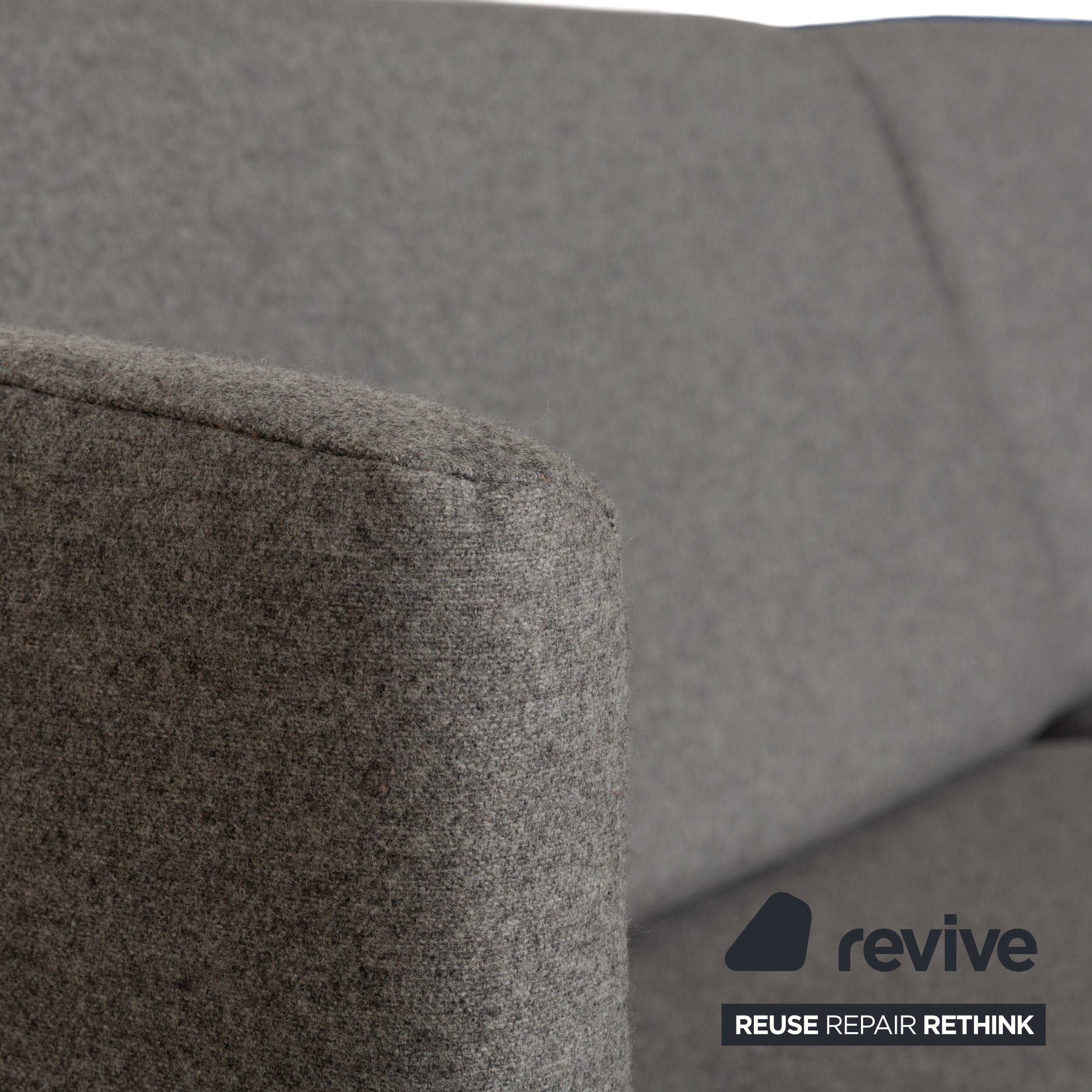 Stressless Spice Stoff Dreisitzer Grau Sofa Couch