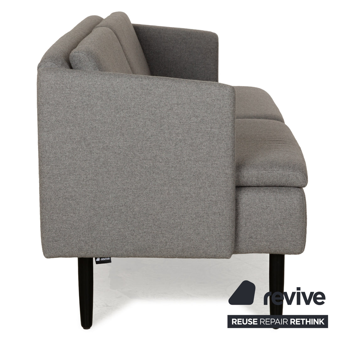 Stressless Spice Fabric Three-Seater Grey Sofa Couch