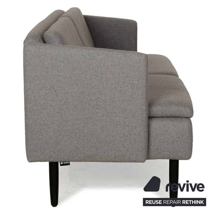 Stressless Spice Fabric Three-Seater Grey Sofa Couch